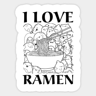 I Love Ramen Sticker